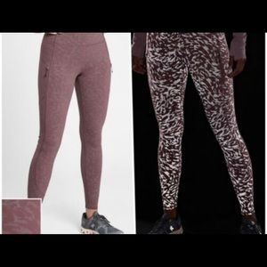 Athleta Rainier Reflective Tight NWOT